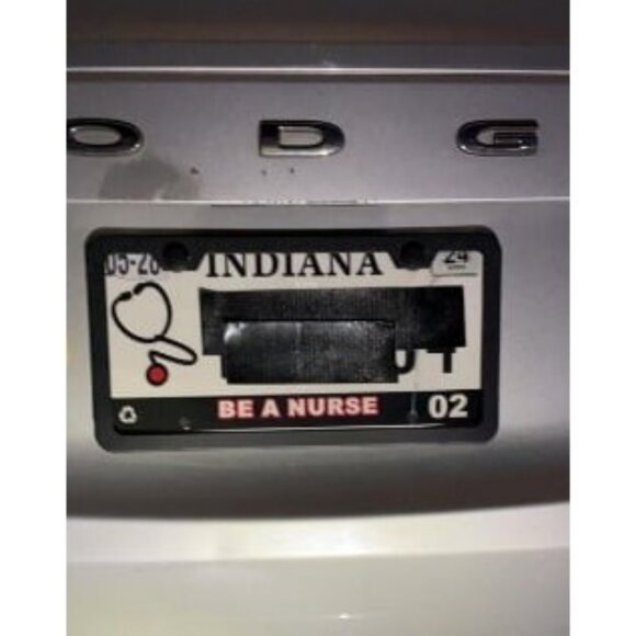 2PCS Premium Matte Black License Plate Frames, Solid Rust-Proof Aluminum Holder - Picture 1 of 2